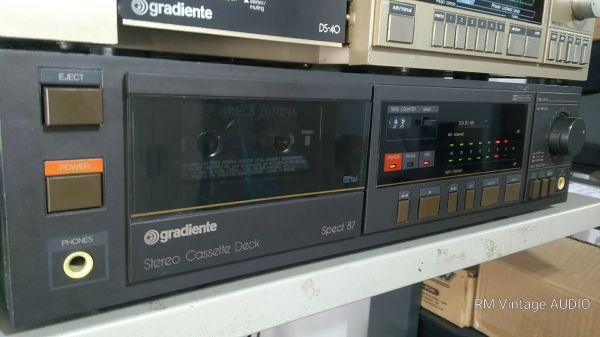 [VENDIDO] TAPE DECK GRADIENTE SPECT 87 Revisado 100% OK NOVÍSSIMO CONTATO: (11) 96302-1029 whatsapp